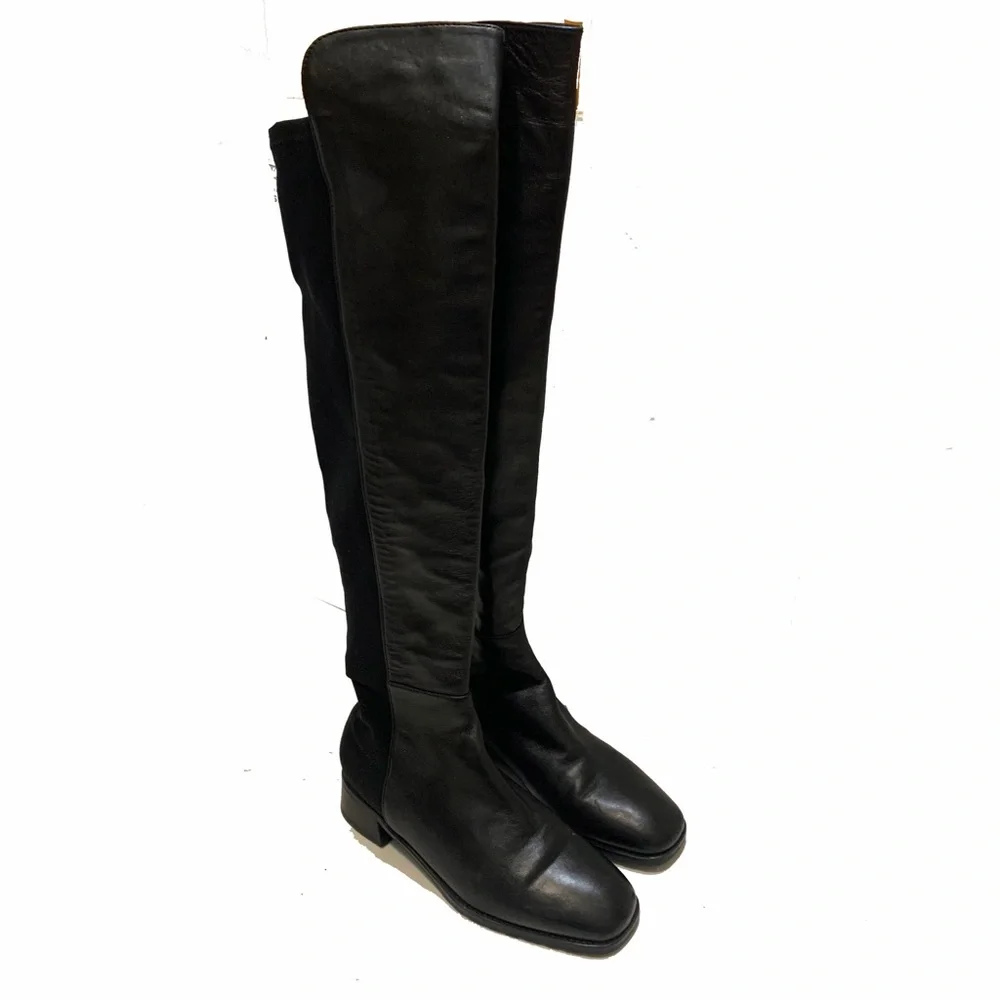 5 / Stuart Weitzman leather over-the-knee boots